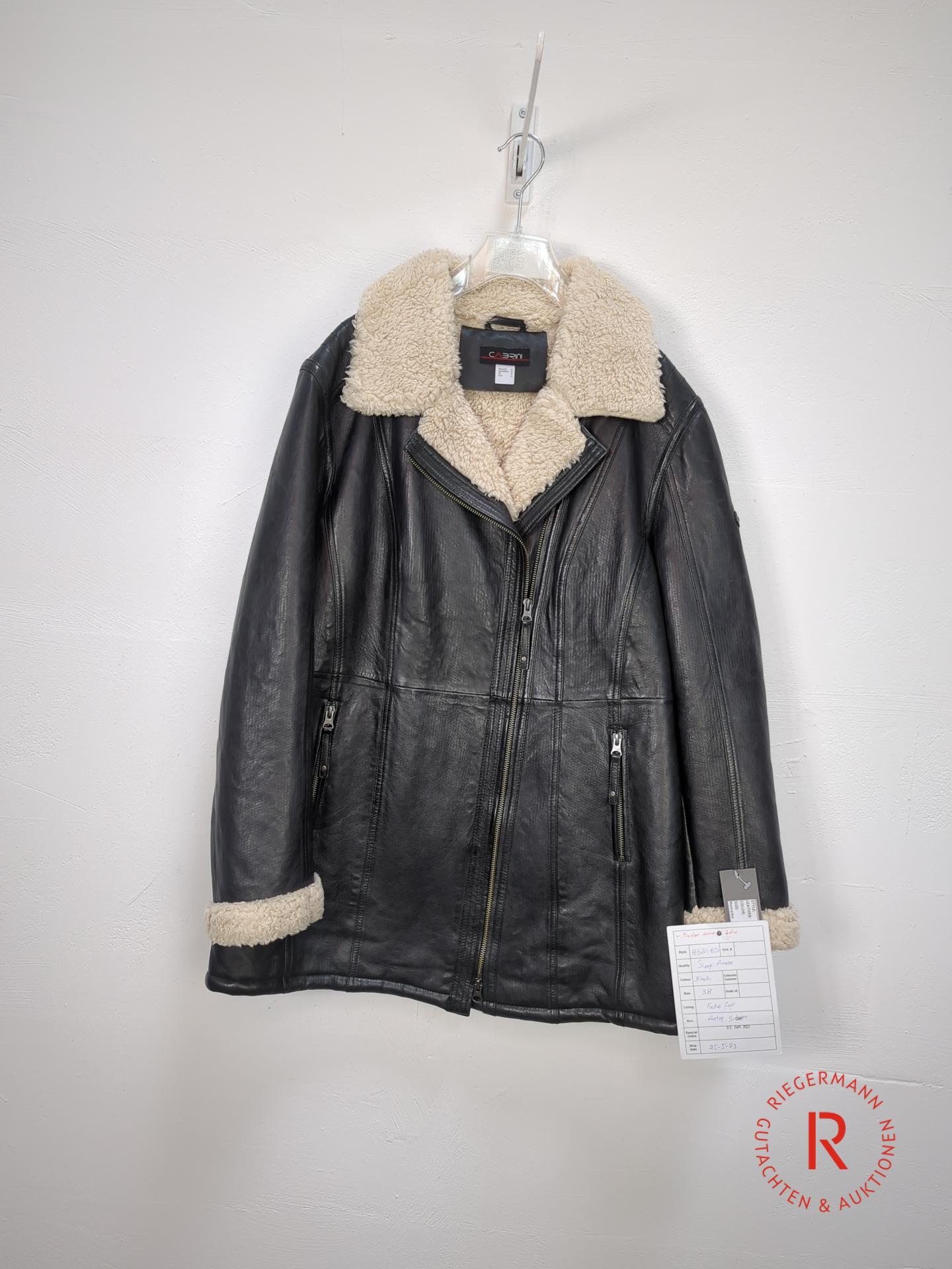 DAMEN LEDERMANTEL GRÖSSE 38